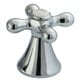 preview thumbnail 6 of 5, Kingston Brass Chrome Widespread Bathroom Faucet with Cross Handles millennium cross