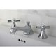preview thumbnail 5 of 5, Kingston Brass Chrome Widespread Bathroom Faucet with Cross Handles