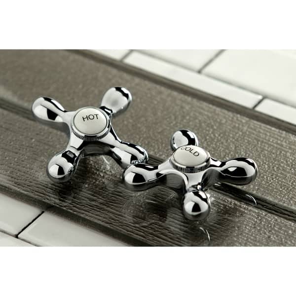 Shop Chrome Widespread Bathroom Faucet With Cross Handles