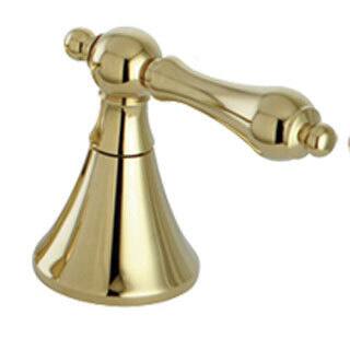 Kingston Brass Two-Handle Polished Brass Widespread Bathroom Faucet