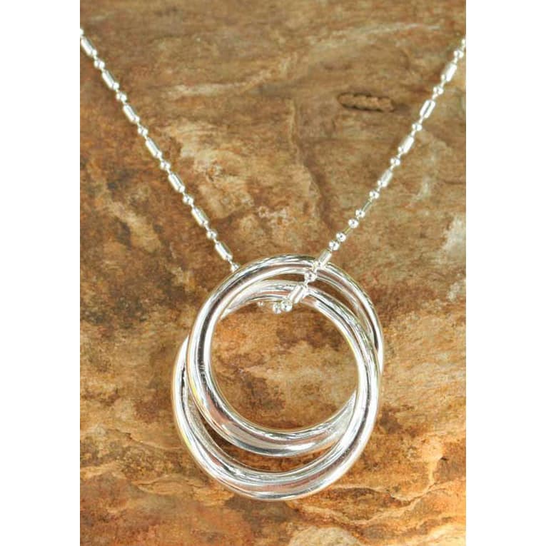 Handmade Sterling Silver 'Lovers' Necklace (Thailand)