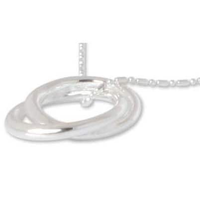 Handmade Sterling Silver 'Lovers' Necklace (Thailand)