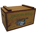Evans Sports, Inc. Colored Duck Print Wooden Gun Accessory/ Ammo Case