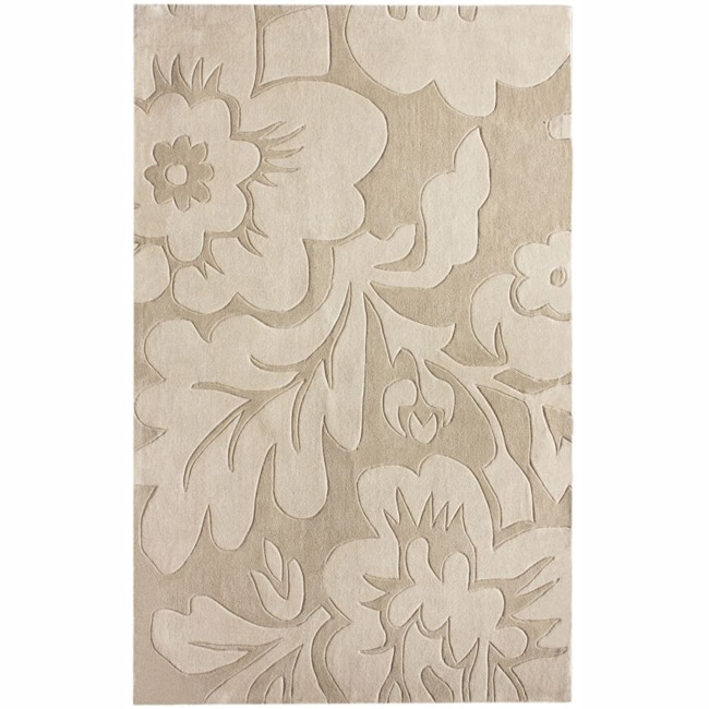 Nuloom Handmade Pino Floral Beige Rug (83 X 11)