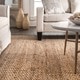 preview thumbnail 2 of 4, The Gray Barn Mayan Natural Jute Area Rug - 9' x 12'