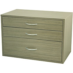 Organized Living freedomRail White Double Hang O-Box 1-Drawer Shelf ...