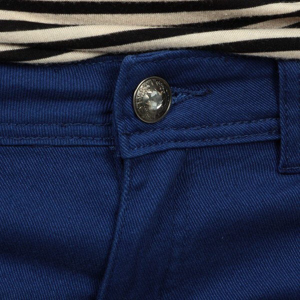 royal blue denim shorts