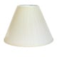 Shop Off-white Pleated Empire Lamp Shade - Free Shipping On Orders Over ...