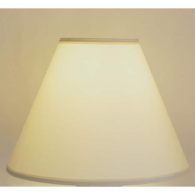 Crown Lighting Off-white Empire Hardback Lampshade
