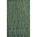 Green Channel Hand Tufted Wool Rug (5' x 8')