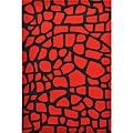 Red Rock Hand Tufted Wool Rug - 5' x 8'