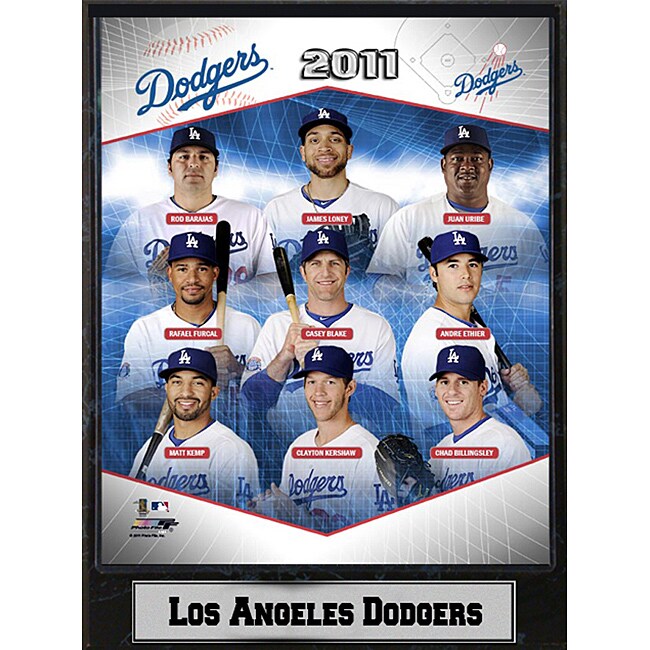 2011 Los Angeles Dodgers 9x12 Stat Plaque