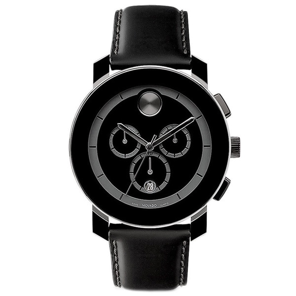 Movado Bold Men's 3600014 Black Chronograph Watch Movado Men's Movado Watches