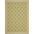 Safavieh Poolside Green/Beige Indoor/Outdoor Polypropylene Rug - 2'7 x 5'