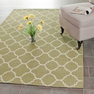 Border Outdoor Rugs Area For Less Safavieh Poolside Green Beige Indoor Outdoor Rug 6 7 X