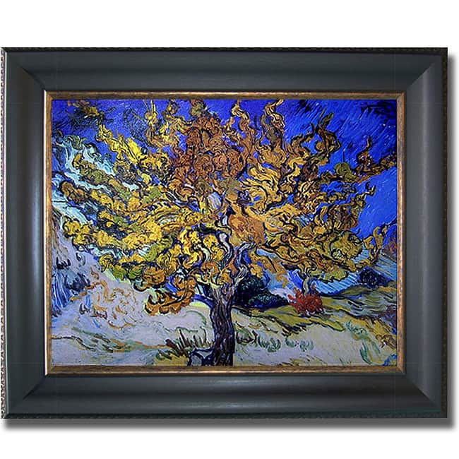 Vincent Van Gogh 'Mulberry Tree' Framed Canvas Art