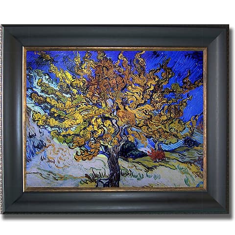 Vincent Van Gogh 'Mulberry Tree' Framed Canvas Art