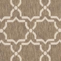 Poolside Brown/Bone Indoor/Outdoor Area Rug (2'7" x 5') Safavieh 3x5   4x6 Rugs