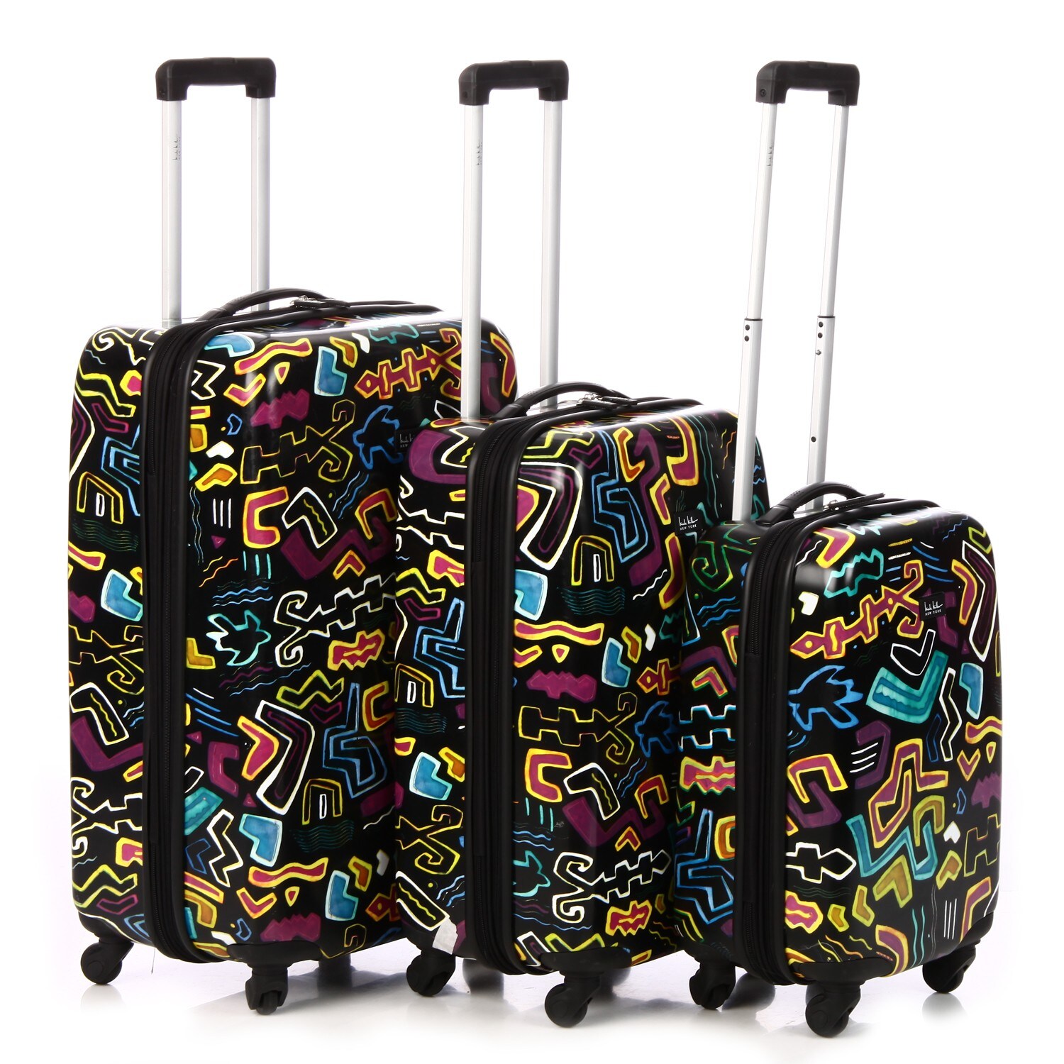 nicole miller hardside luggage