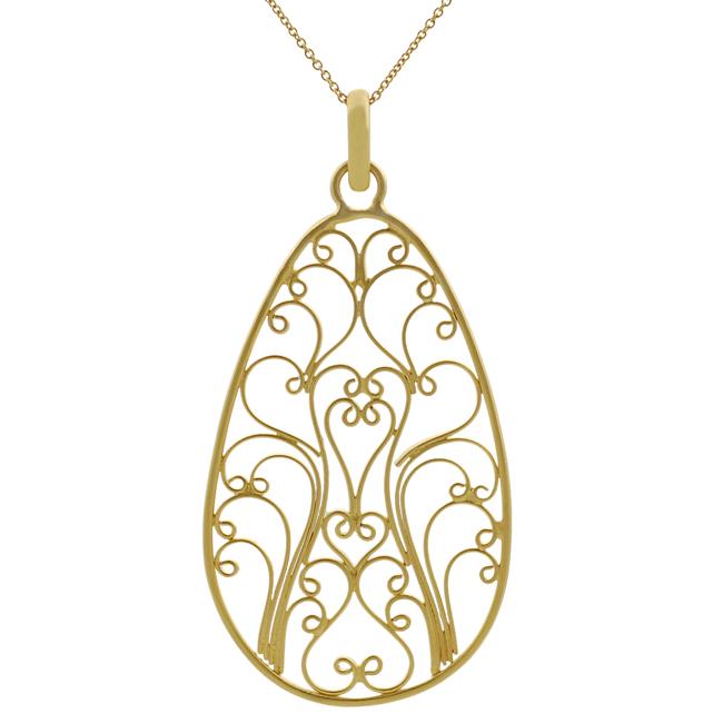 Sterling Silver Gold Overlay   Buy Necklaces Online 