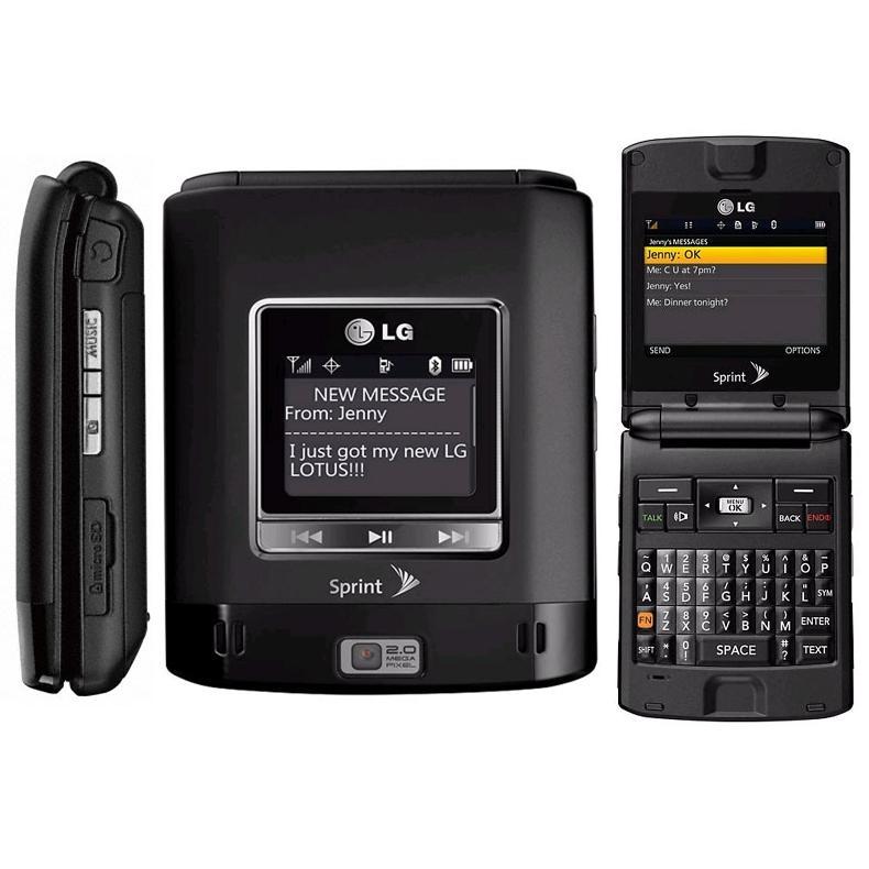 LG Lotus LX600 Black Sprint Cell Phone (Refurbished) - Free Shipping Today - 0 ...