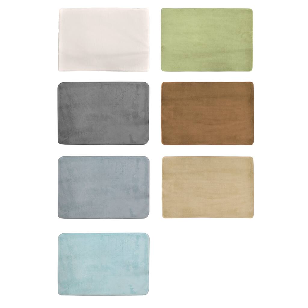 Sleep Innovations Memory Foam Bath Mats (Set of 2)