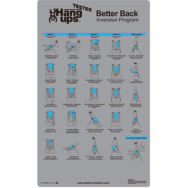 Teeter Hang Ups Better Back Inversion Program Mat