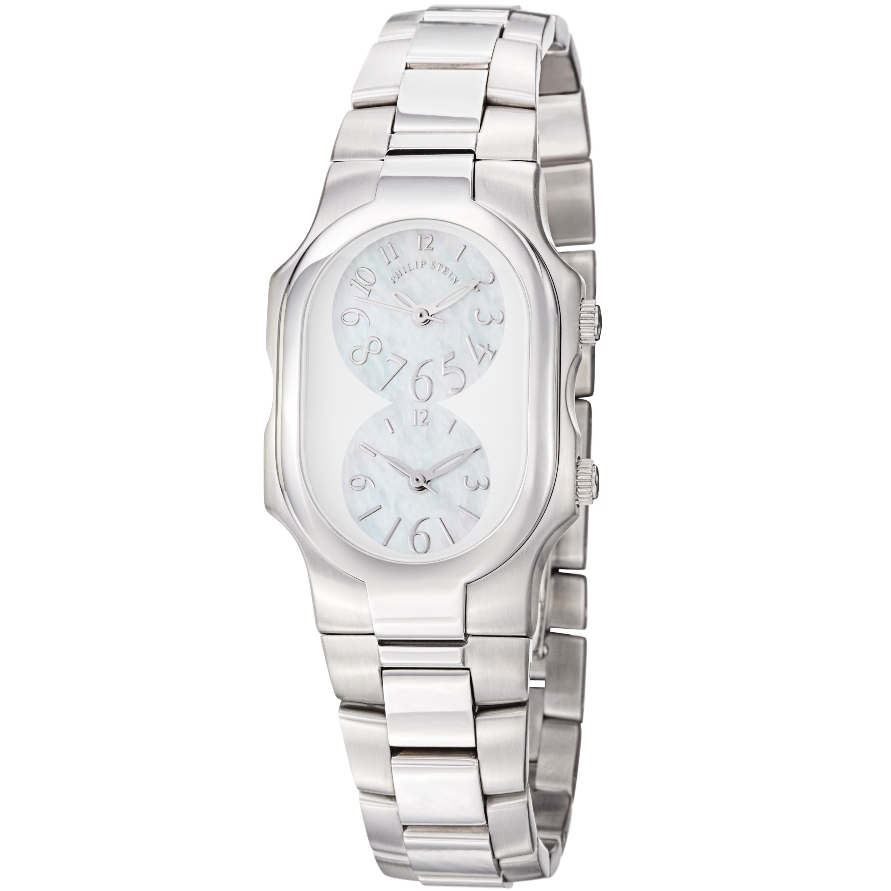 Philip Stein Women's 'Signature' Mother of Pearl Dial Watch with ...