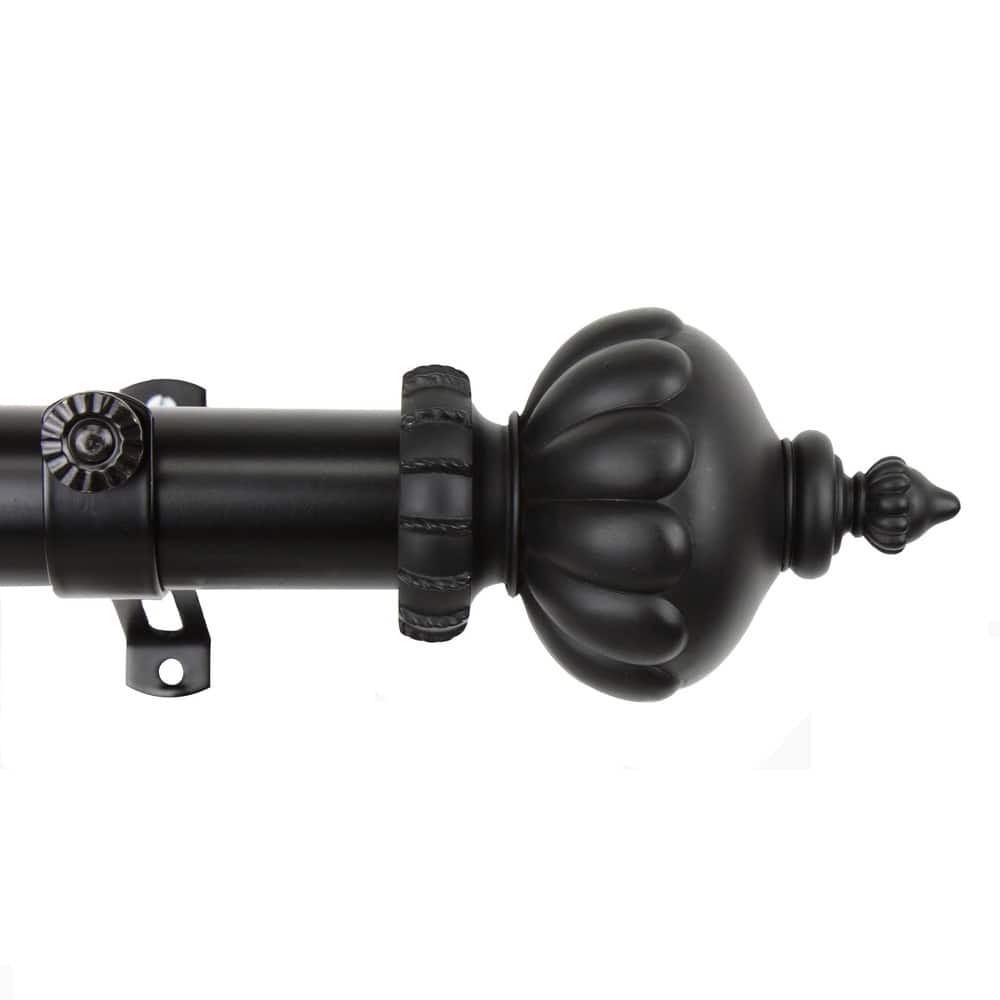 InStyleDesign Stately Decorative Adjustable Curtain Rod Set