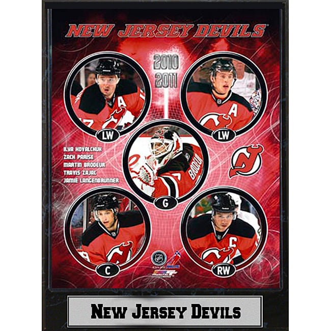 New Jersey Devils 2010 Stat Plaque