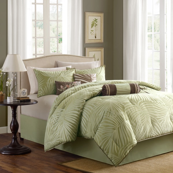 Madison Park Bermuda Sage 7 piece Comforter Set