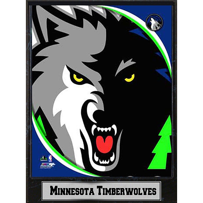 Minnesota Timberwolves 9x12 Logo Plaque
