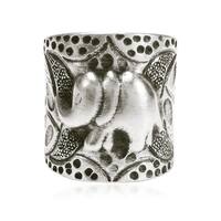 Handmade Thai Karen Hill Tribe Jungle Vine Elephant Handcrafted Silver Ring (Thailand)