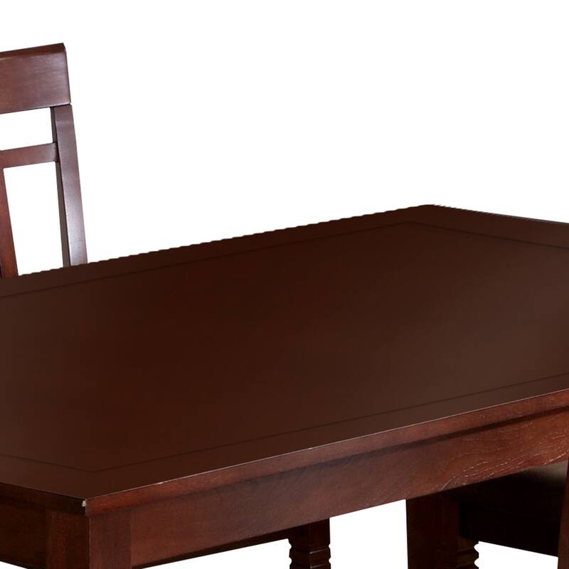 Mulani Modern Dark Cherry Solid Wood 7-Piece Dining Set by Furniture of America