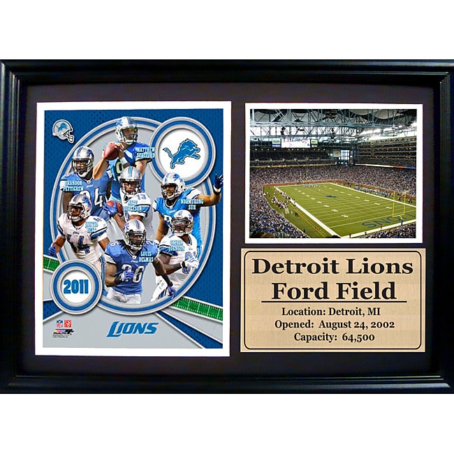Detroit Lions 2011 Photo Stat Frame
