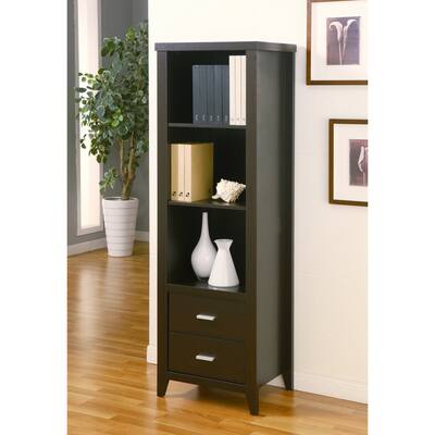 Furniture of America Cappuccino 3-shelf Display Stand/ Media Tower