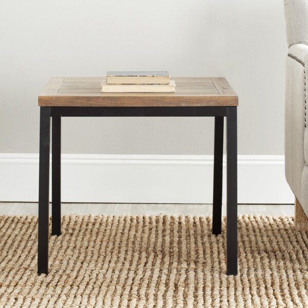 Safavieh York Brown Side Table Safavieh Coffee, Sofa & End Tables