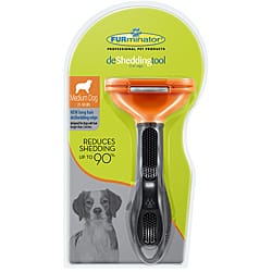 FURminator Medium Dog Undercoat deShedding Tool, Long Hair, Reduces Loose  Hair from Shedding