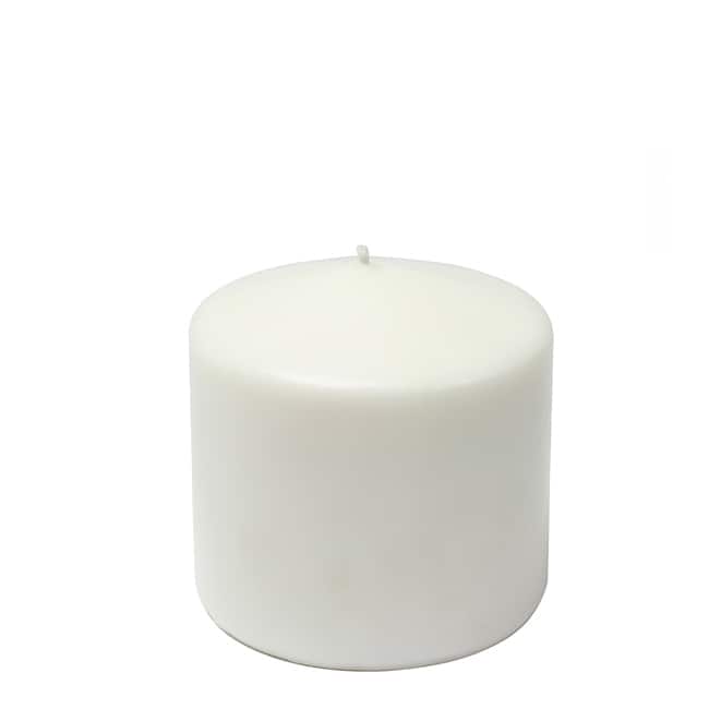 3x3 Inch White Pillar Candles (Case of 12)