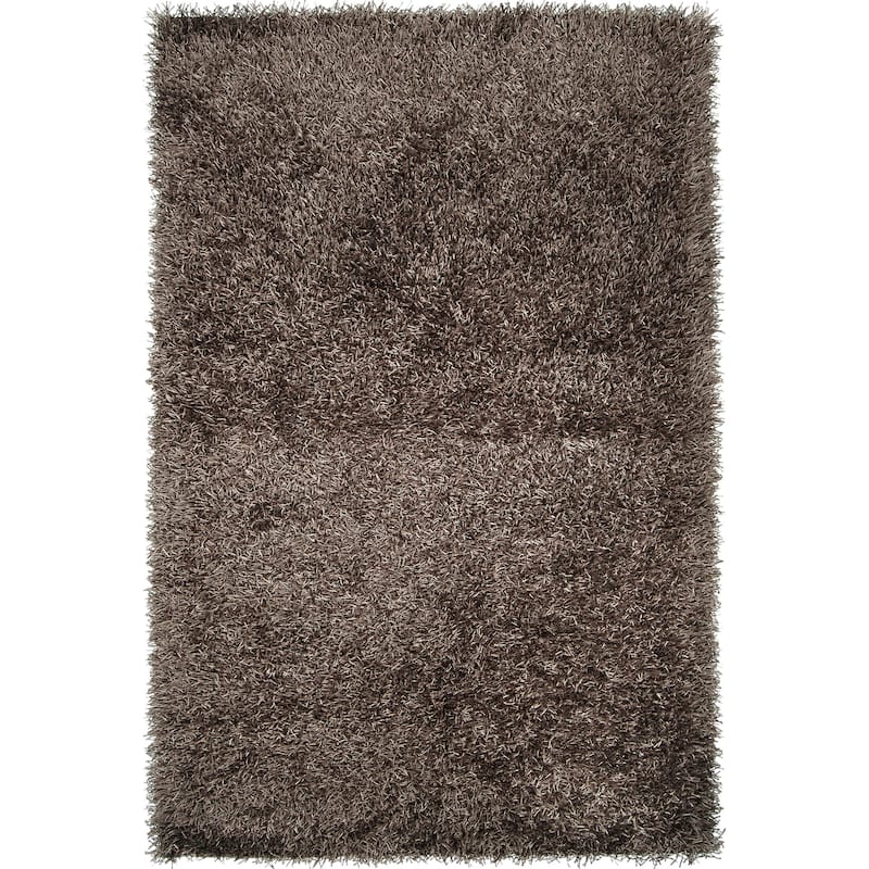 Hand-woven Brown Juncal Soft Shag Area Rug - 1'9" x 2'10" - 1'9" x 2'10"