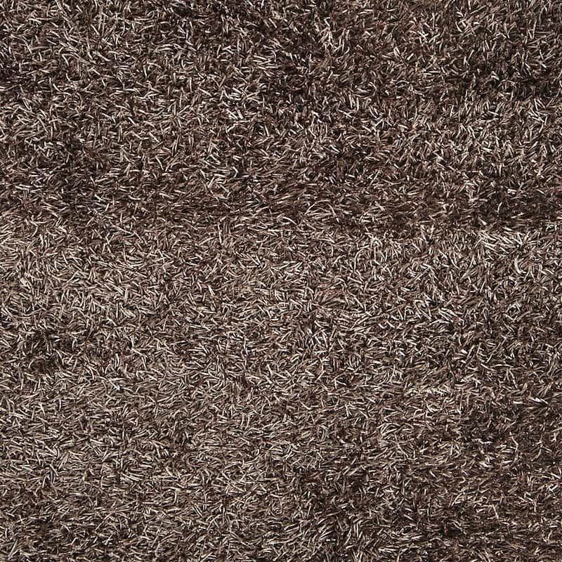 Hand-woven Brown Juncal Soft Shag Area Rug - 1'9" x 2'10" - 1'9" x 2'10"