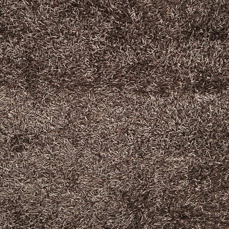 Hand-woven Brown Juncal Soft Shag Area Rug - 1'9" x 2'10" - 1'9" x 2'10"