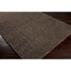 preview thumbnail 8 of 6, Hand-woven Brown Juncal Soft Shag Area Rug - 1'9" x 2'10" - 1' 9" x 2' 10"