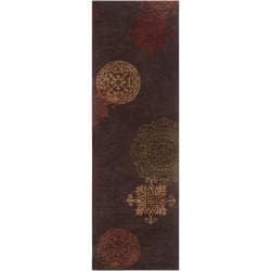 Hand tufted Gray Sitka New Zealand Wool Rug (2'6 x 8') Surya Runner Rugs