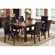 Black Faux Leather Dining Chairs (Set of 2) - Overstock - 6608387