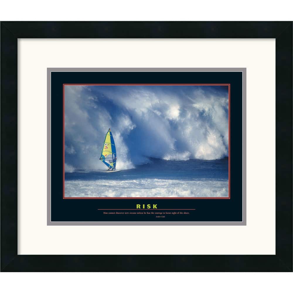 Risk' Framed Art Print