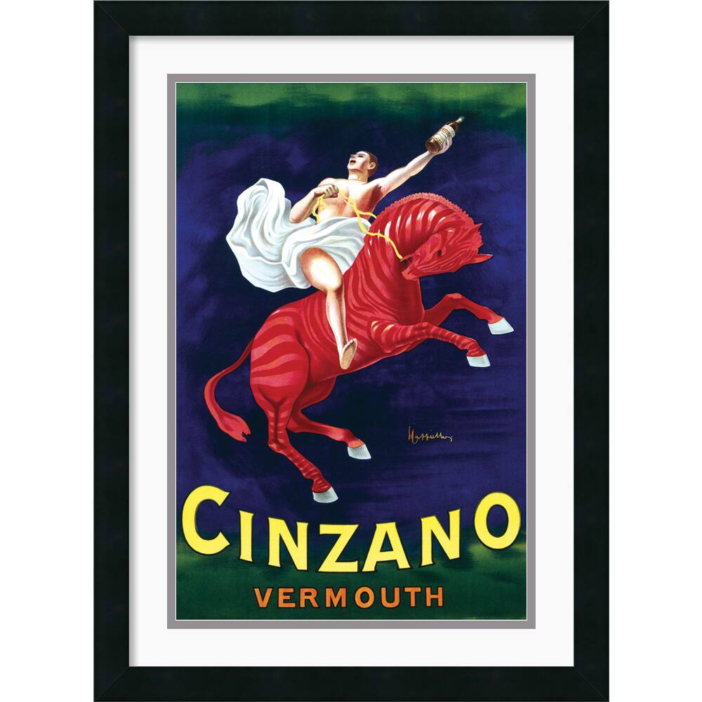 'Cinzano Vermouth' Framed Art Print