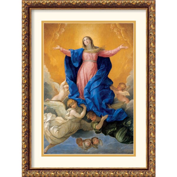 Guido Reni 'Himmelfahrt Mariae (Ascension of Mary)' Framed Art Print ...