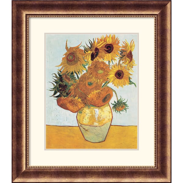 Sunflower Backpack Vincent Van Gogh Yellow Sunflowers 