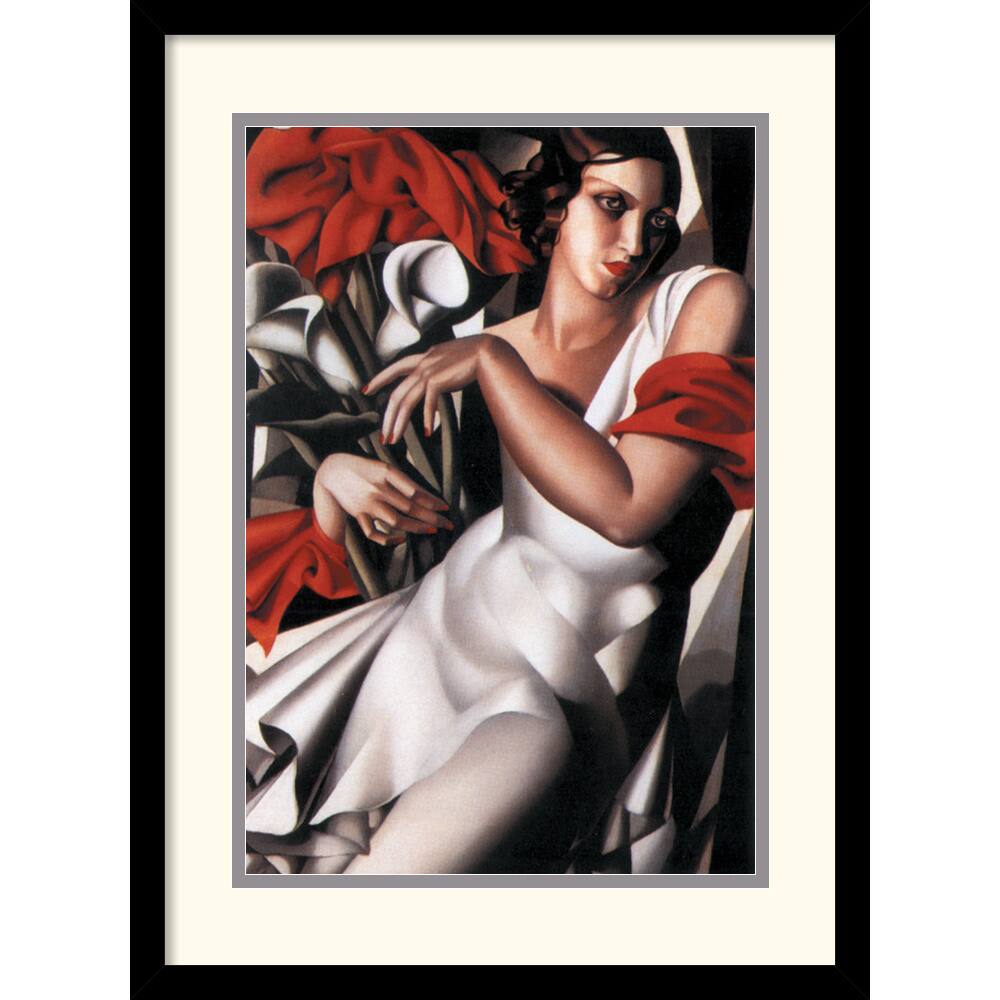 Tamara de Lempicka 'Portrait of Ira' Framed Art Print
